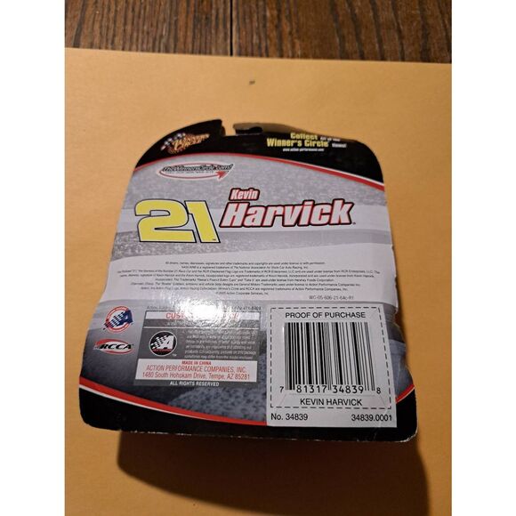 Vintage 2005 Kevin Harvick 21 Take 5 1:64 Winners Circle Diecast Nascar Race Car - Picture 2 of 2